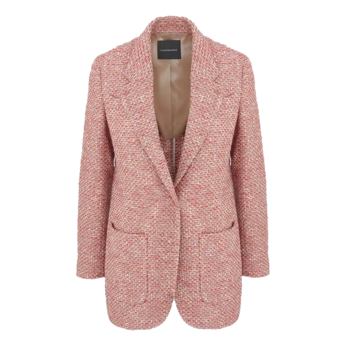 LORENA ANTONIAZZI Lorena Antoniazzi tweed blazer red