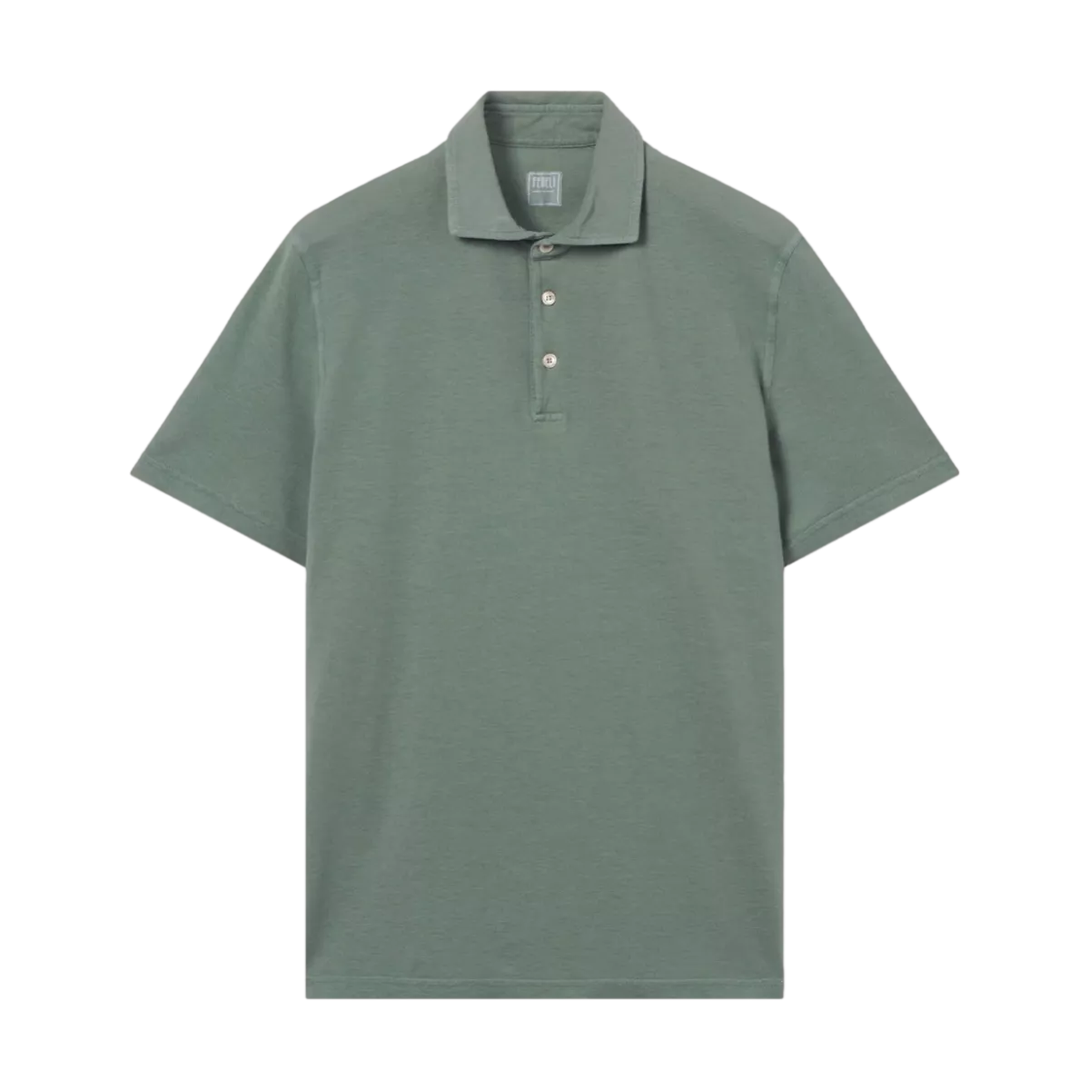 FEDELI Fedeli Polo Piquet Superlight Cotton - Sea Green