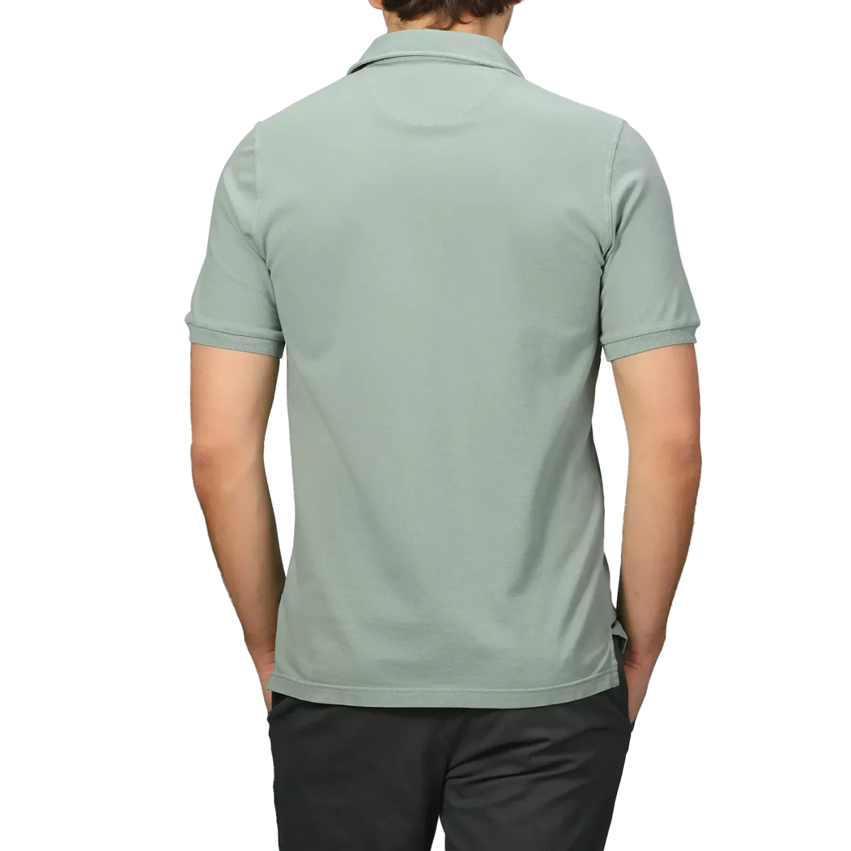 FEDELI Fedeli Polo Piquet Superlight Cotton - Sea Green