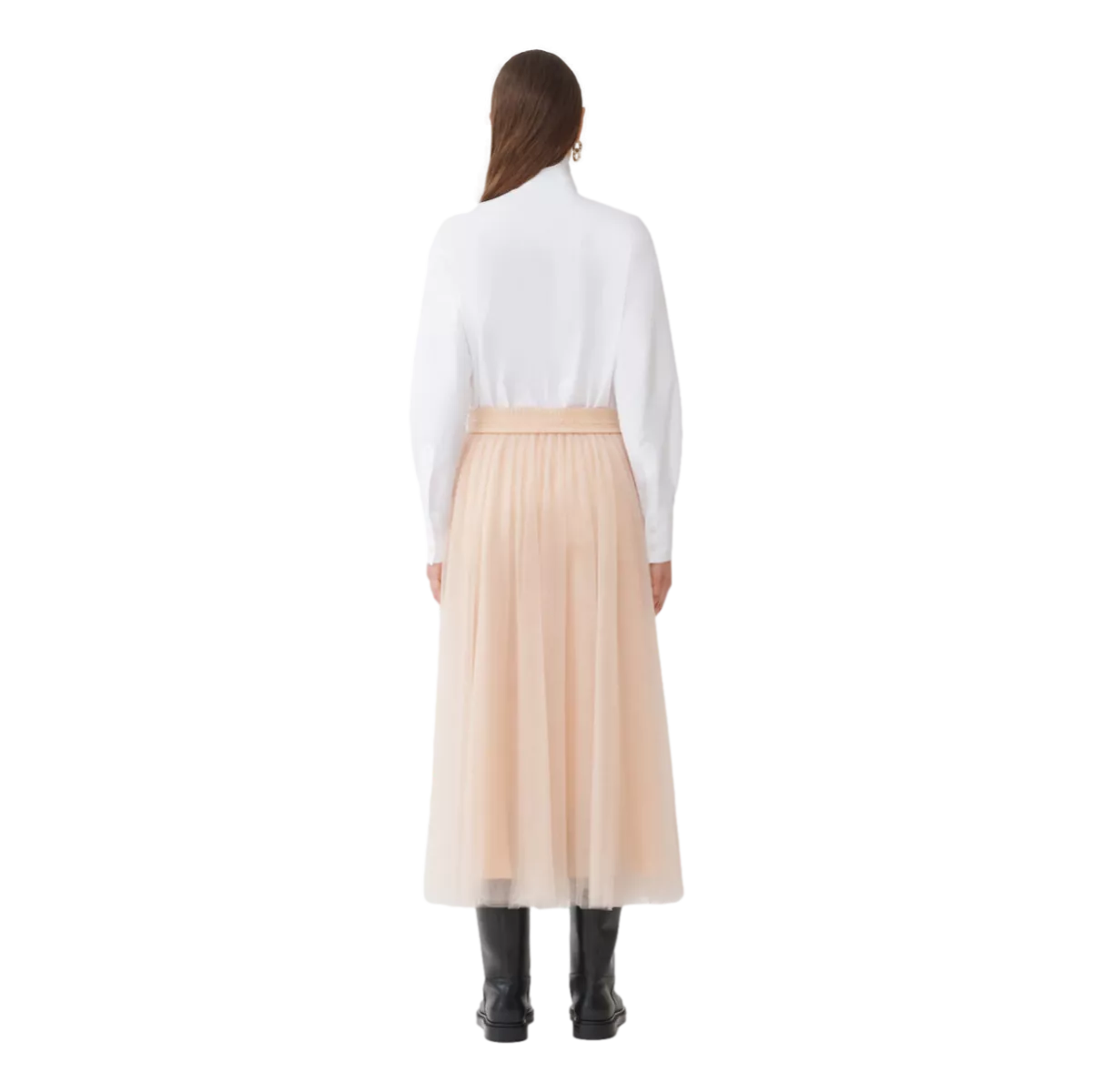 FABIANA FILIPPI Fabiana Filippi tulle midi skirt nude