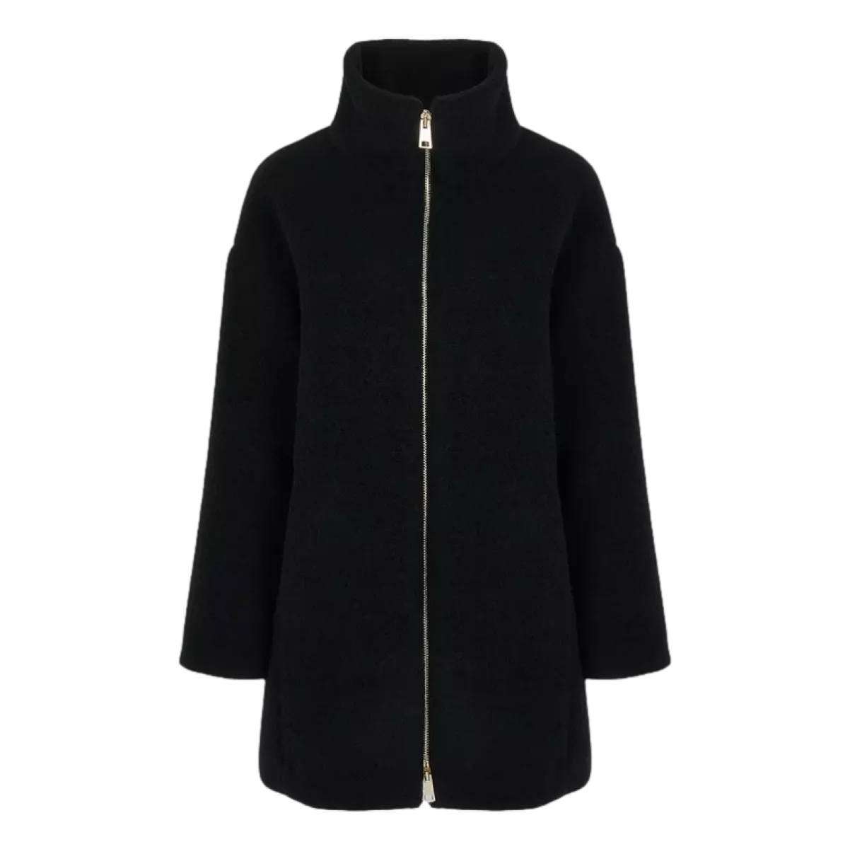LORENA ANTONIAZZI Lorena Antoniazzi Wool Teddy Parka Black