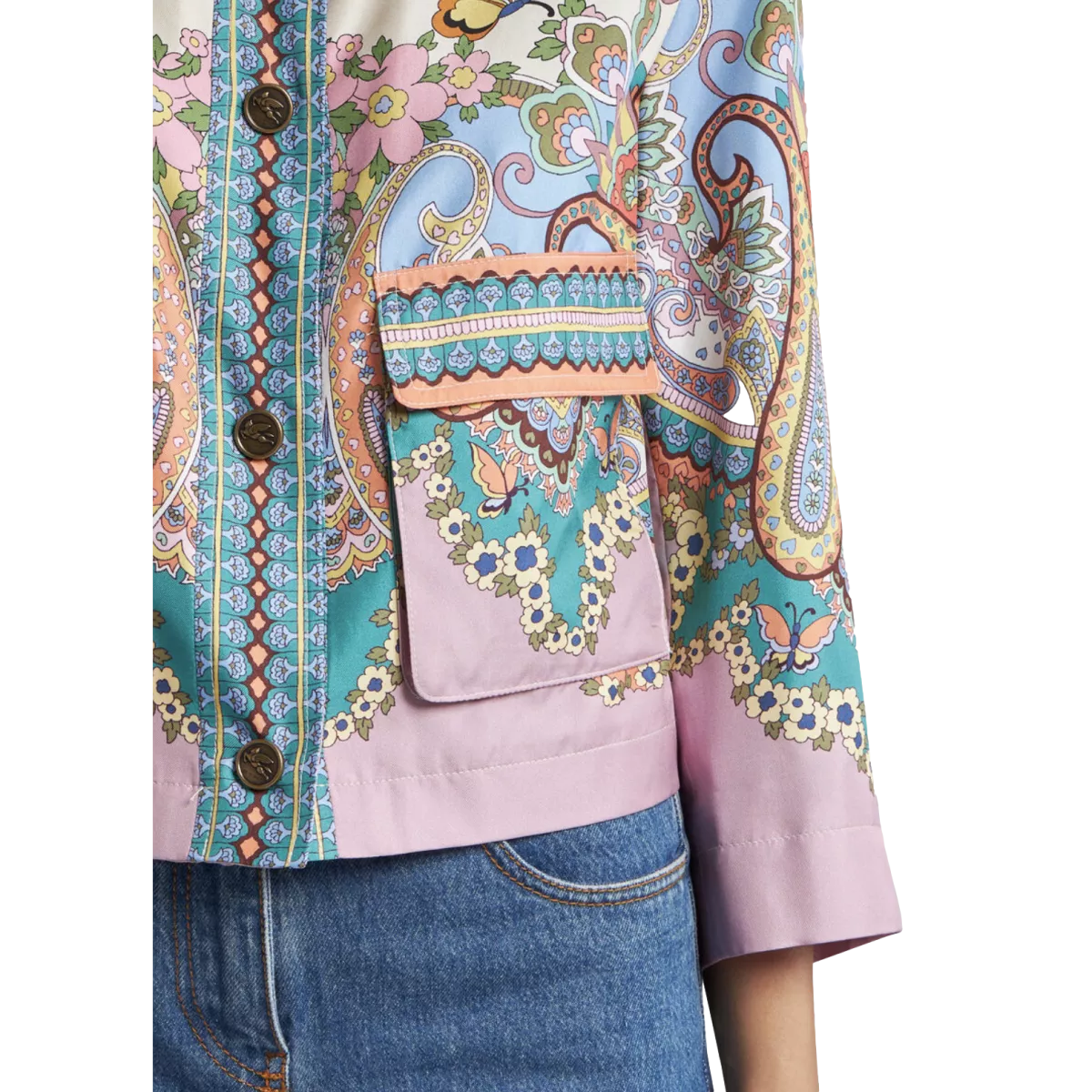 ETRO Etro Silk Cropped Jacket