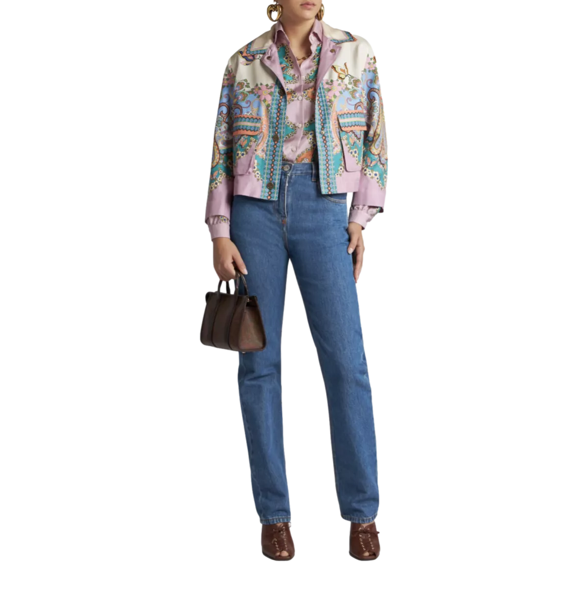 ETRO Etro Silk Cropped Jacket