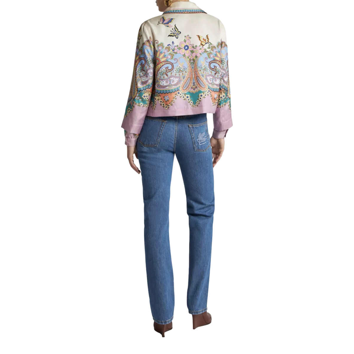ETRO Etro Silk Cropped Jacket