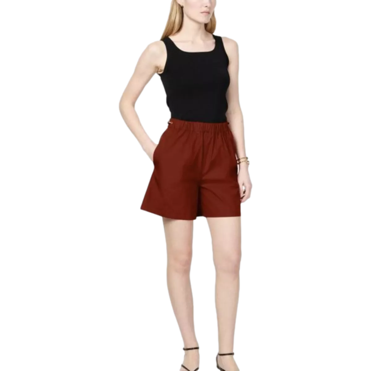 MAXMARA MaxMara Haway Cotton Short - Brique
