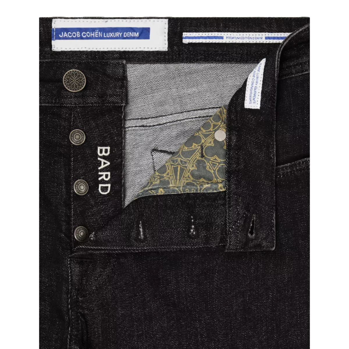 JACOB COHEN Jacob Cohen Bard grand tour paris super-stretch black jeans