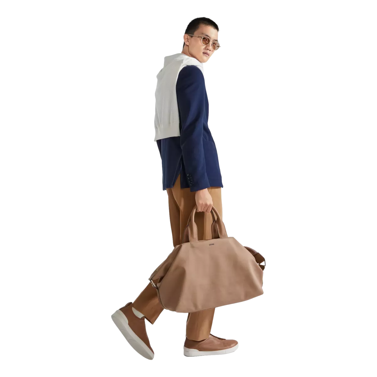 ZEGNA Zegna Utility Blue High Performance™ Jersey Wool Blend Jacket