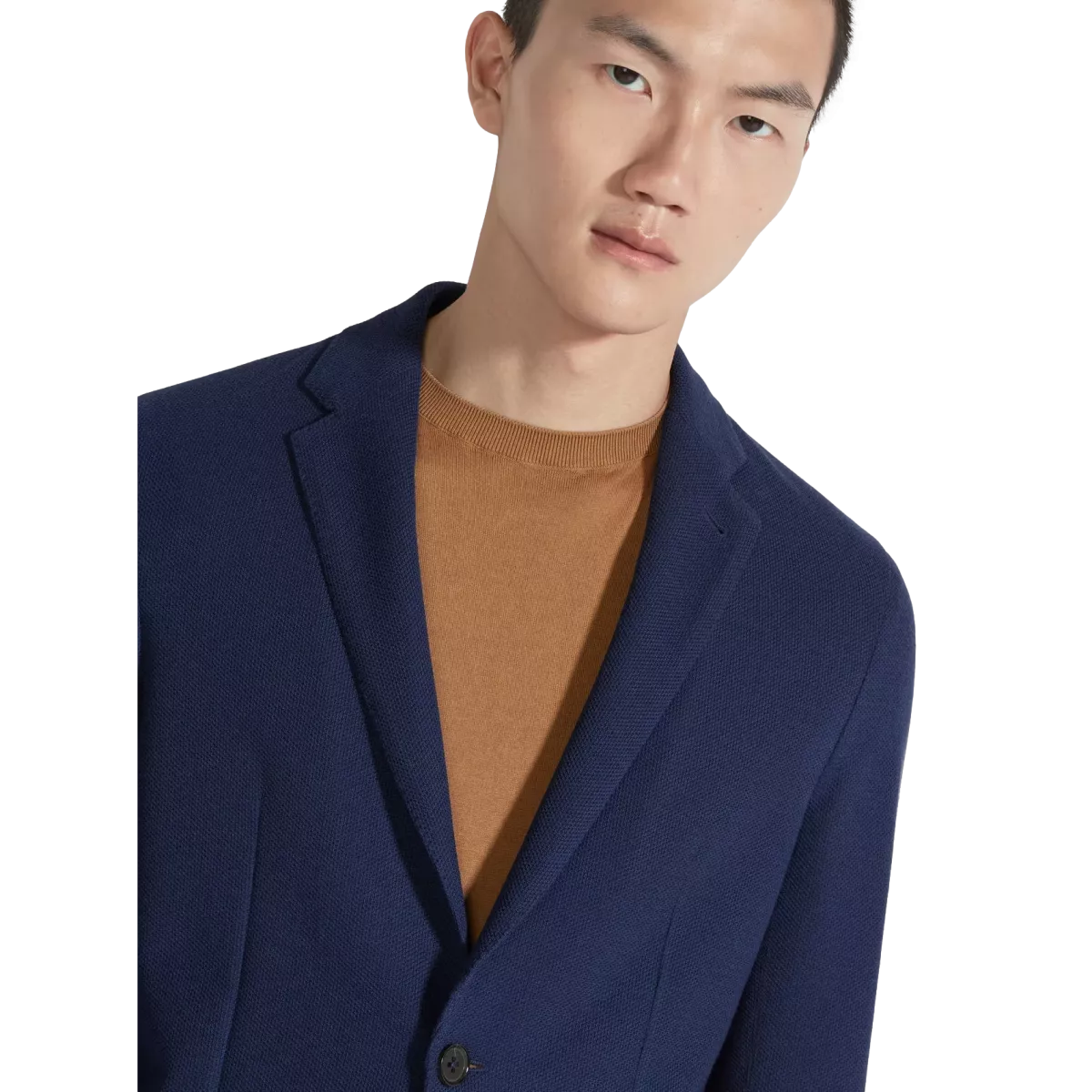 ZEGNA Zegna Utility Blue High Performance™ Jersey Wool Blend Jacket