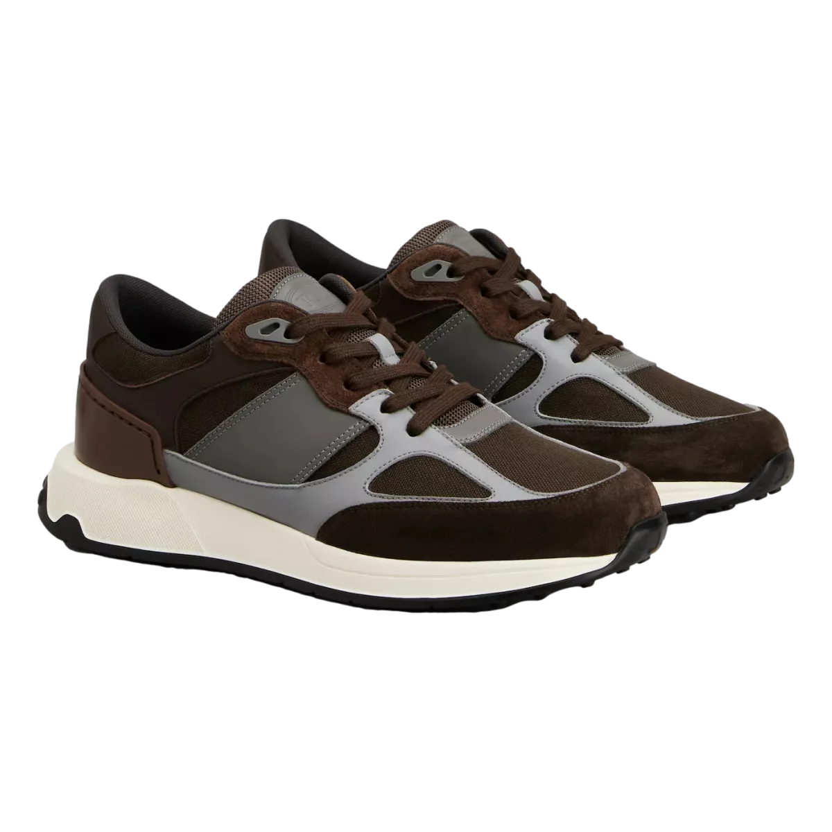 TODS Tod's Sneakers Suede & Smooth Leather - Brown
