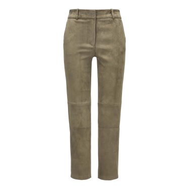 ARMA Arma Jen Stretch Suede Broek Olijfkleur - Match Laren