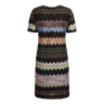 MISSONI Missoni T-Shirt Dress - Multicolour Black