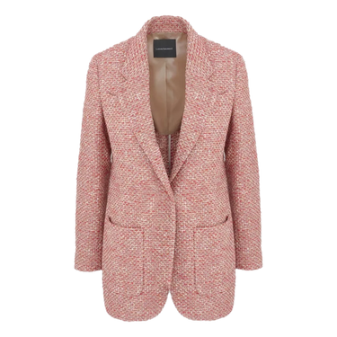 LORENA ANTONIAZZI Lorena Antoniazzi tweed blazer red