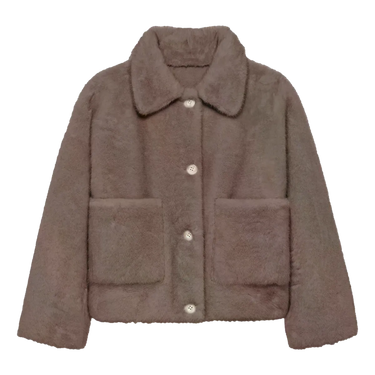 ARMA Arma Jas Faje Faux Mink- Taupe