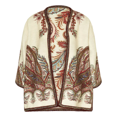 ETRO Etro Floral Kesa Bouclé Jacket  - Off White