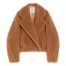 MAXMARA Maxmara cropped teddy bear icon coat in camel