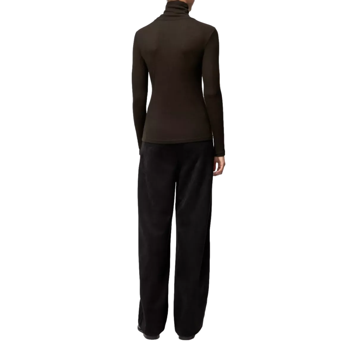 DRYKORN Drykorn Zerafne Top Donkerbruin - Sisera Laren