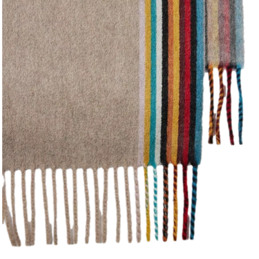 PAUL SMITH Paul Smith Scarf With 'Signature Stripe' Sand