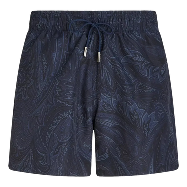ETRO Etro Paisley Swimshort - Marine Blue