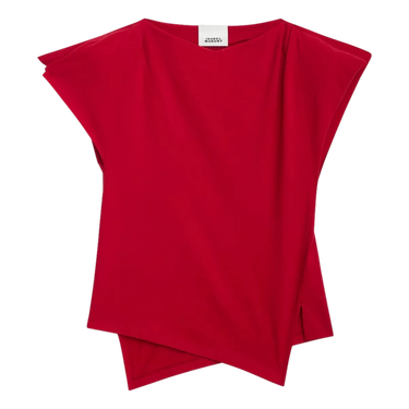 ISABEL MARANT Isabel Marant T-shirt Sebani Asymmetrical Red