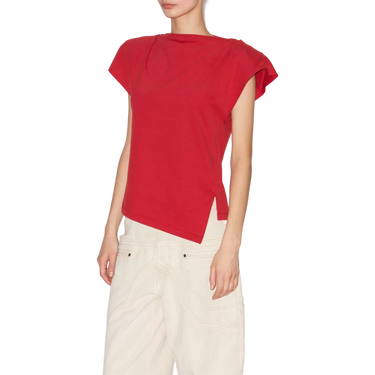 ISABEL MARANT Isabel Marant T-shirt Sebani Asymmetrical Red