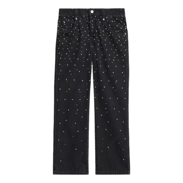 ISABEL MARANT Isabel Marant Brinsa Jeans Met Studs Zwart - Match Laren