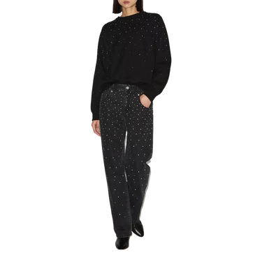 ISABEL MARANT Isabel Marant Brinsa Jeans Met Studs Zwart - Match Laren