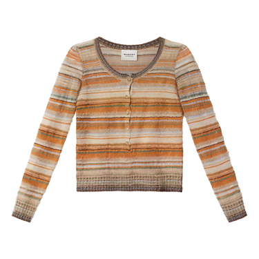 ISABEL MARANT Isabel Marant Frederica Knitted Pullover - Beige Multicolour