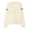 PAUL SMITH Paul Smith Merino Wool 'Signature Stripe' Cardigan Off White