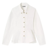 GANNI Ganni Blouse Off White Blouse - Sisera Laren