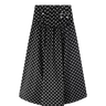 GANNI Ganni Rok Met Stippen Zwart - Sisera Laren