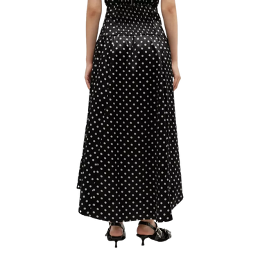 GANNI Ganni Rok Met Stippen Zwart - Sisera Laren