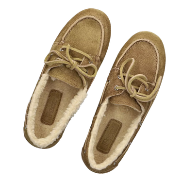 POSA Posa Boat Loafer Brushed Fur Desert Tan - Sisera