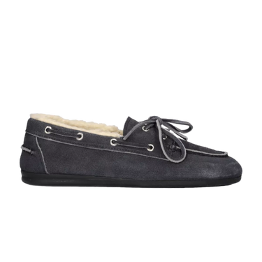 POSA Posa Boat Loafer Brushed Fur Night Blue - Sisera