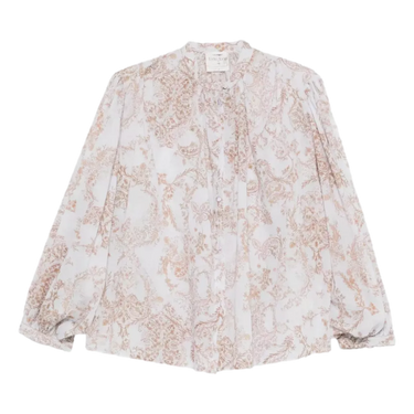 FORTE_FORTE Forte Forte Lila Blouse Met Print - Sisera Laren