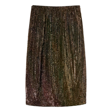 TWINSET Twinset Pailletten Rok Donkerbruin