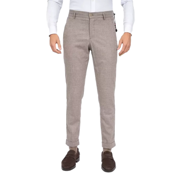 MARCO PESCAROLO Marco Pescarolo Manu Trousers Light Grey