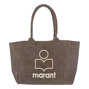 ISABEL MARANT Isabel Marant Yenky Zipped Canvas Tas - Zand