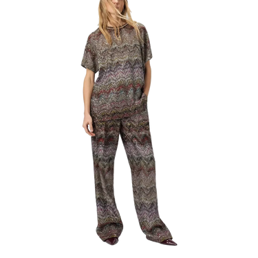 MISSONI Missoni Zig Zag Sequinned Top - Multicolour