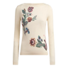 ETRO Etro Pullover With Flower Dessin - Ecru