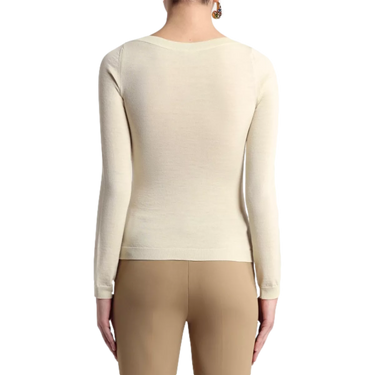 ETRO Etro Pullover With Flower Dessin - Ecru