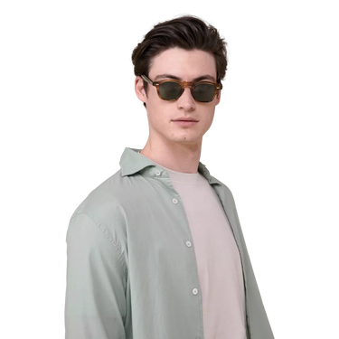 FEDELI Fedeli Shirt Sean Panamino - Green