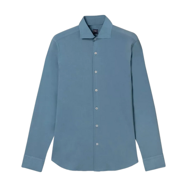 FEDELI Fedeli Shirt Sean Panamino - Blue