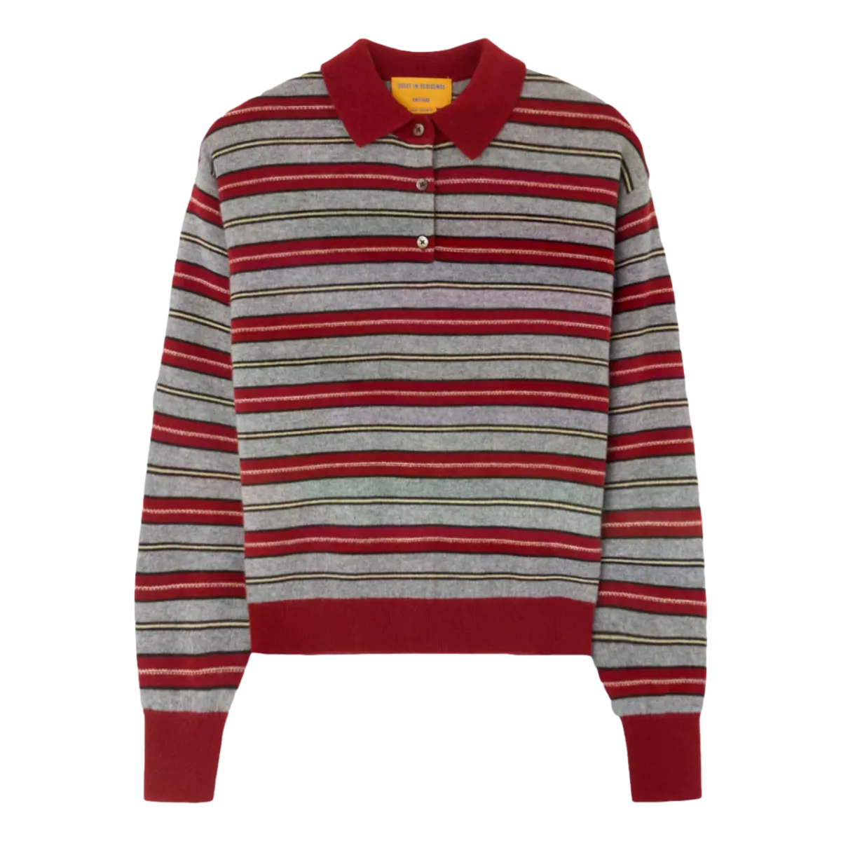GUEST IN RESIDENCE Guest In Residence Striped Cashmere Polo
