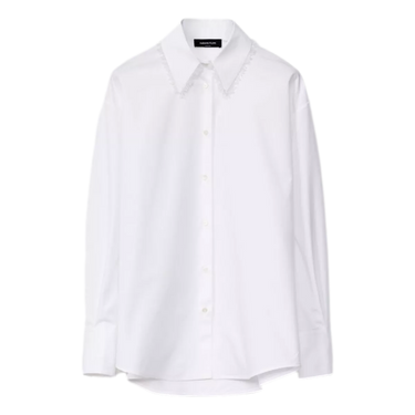 FABIANA FILIPPI Fabiana Filippi poplin shirt optical White