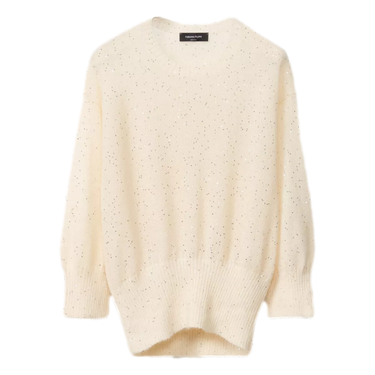 FABIANA FILIPPI Fabiana Filippi sequin sweater off white