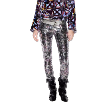 ISABEL MARANT Isabel Marant Bella printed sequin leggings