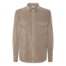 JACOB COHEN Jacob Cohen taupe Corduroy western shirt