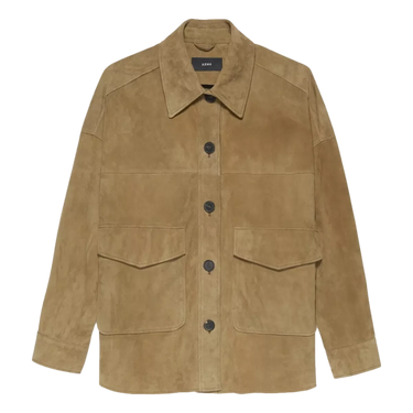 ARMA Arma Suède Jacket Kaylee Olijfkleur - Sisera Laren