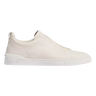 ZEGNA Zegna Off White Deerskin Triple Stitch™ Sneakers