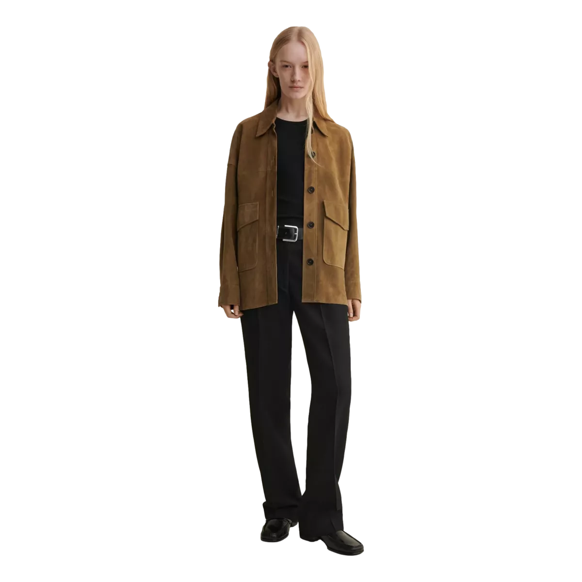 ARMA Arma Suède Jacket Kaylee Olijfkleur - Sisera Laren